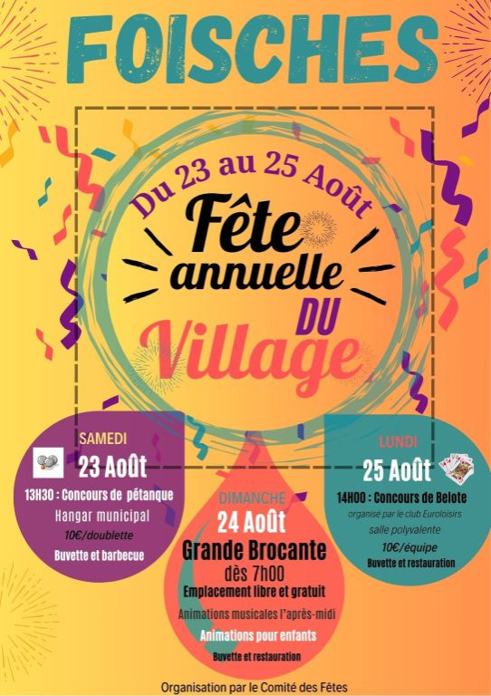  affiche fête 2025