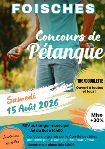 affiche pétanque 2024